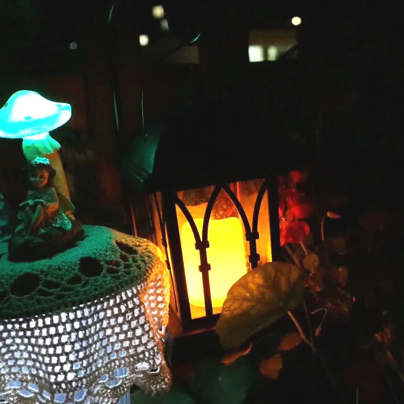 

Newly Solar Power Waterproof LED Candle Light Garden Lawn Decor Path Street Hanging Lantern Lamp XSD88
