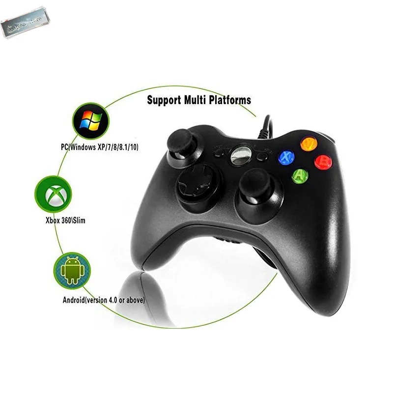 Mando con cable USB para Xbox 360, Joystick para Microsoft PC, Windows