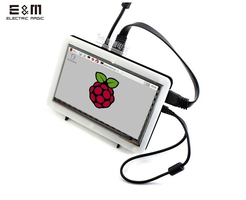 

E&M 7 Inch 1024*600 Capacitive Touch IPS Touch Display Screen LCD Monitor Module HMDI Portable Raspberry Pi 3 B Windows 10 Linux