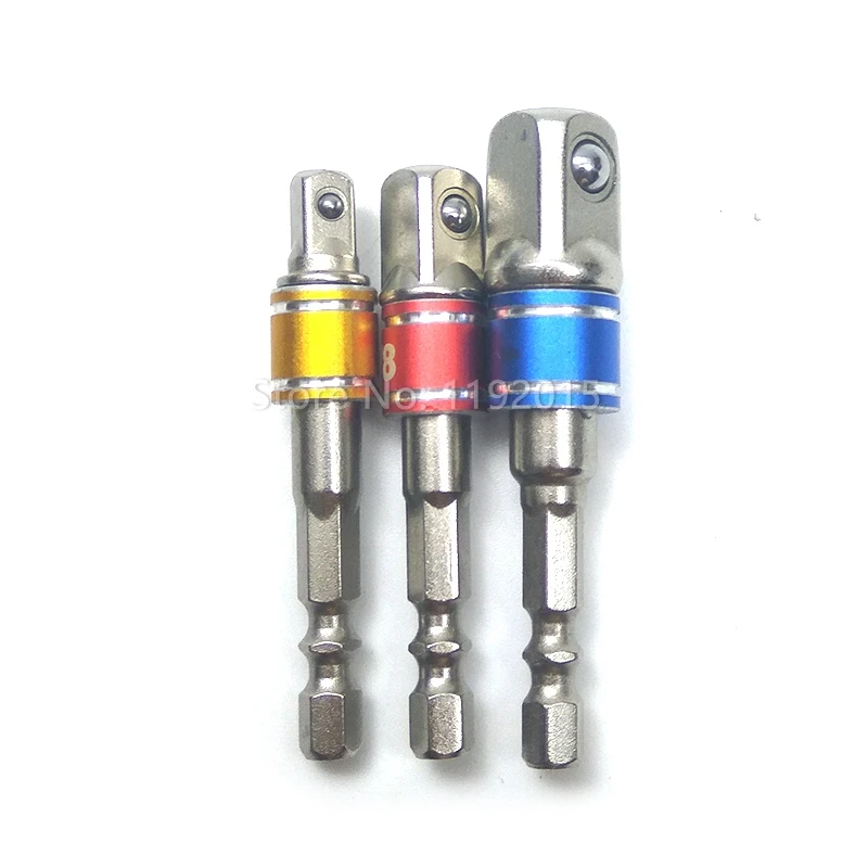 ZtDpLsd 3 шт. 1/4 &quot3/8&quot 1/2 &quotпривод сверло шестигранный ключ муфта удлинитель цветная