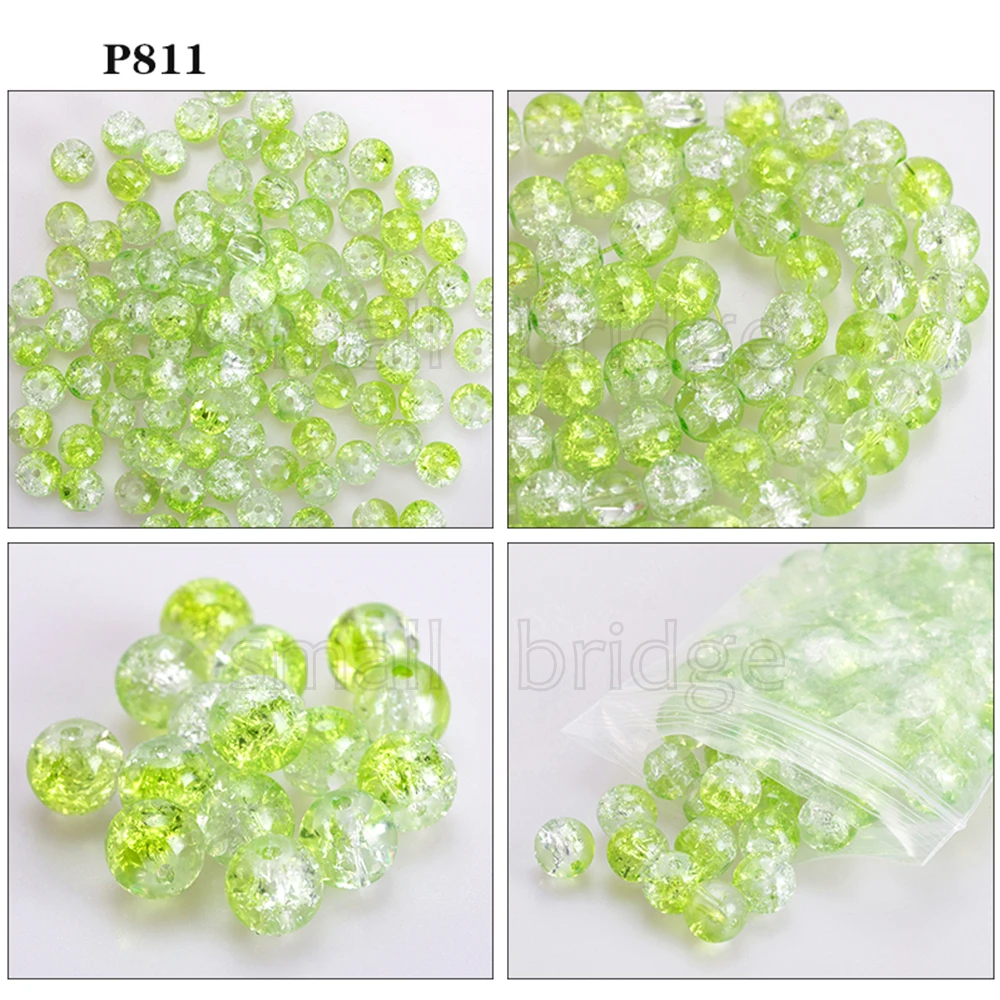 Glass Crackle Beads11