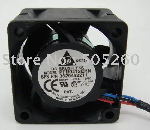 

4028 12V 0.72a PFB0412EHN 3wire охлаждающий вентилятор 40*40*28 мм