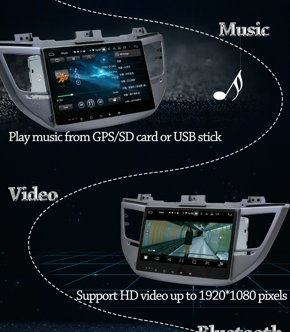 Discount Owtosin Car Radio Multimedia Video Player Navigation GPS Android 9.0 For Hyundai Tucson 2015 2016 2017 Car 4GB RAM 32GB ROM DSP 3