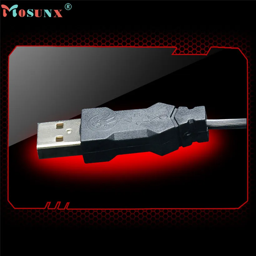 Mosunx advanced Ратон де-ла-computadora por кабель 2400 Точек на дюйм USB Проводные оптические игры игра, мыши, мышь для портативных ПК 1 шт