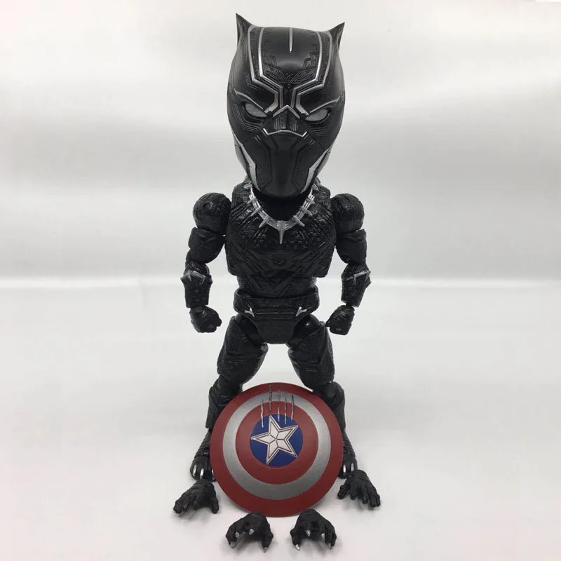 

Free Shipping Cute 7" Super Hero Black Panther EAA-033 Moveable Boxed 18cm PVC Action Figure Collection Model Doll Toys Gift