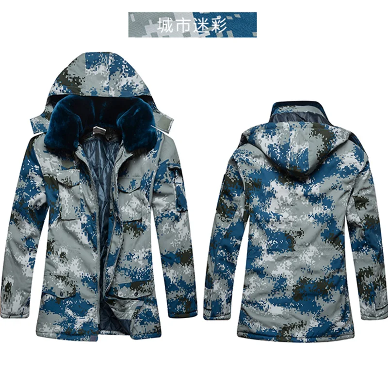 OFFicial store Winter thicken warm Popular shop is the lowest price challenge cotton camouflage men coat outdoor therm top