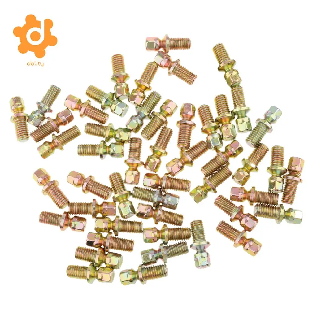 dolity 50 Pieces Ignition Anti Theft Locking Bolt Screws M8X16mm for Honda 