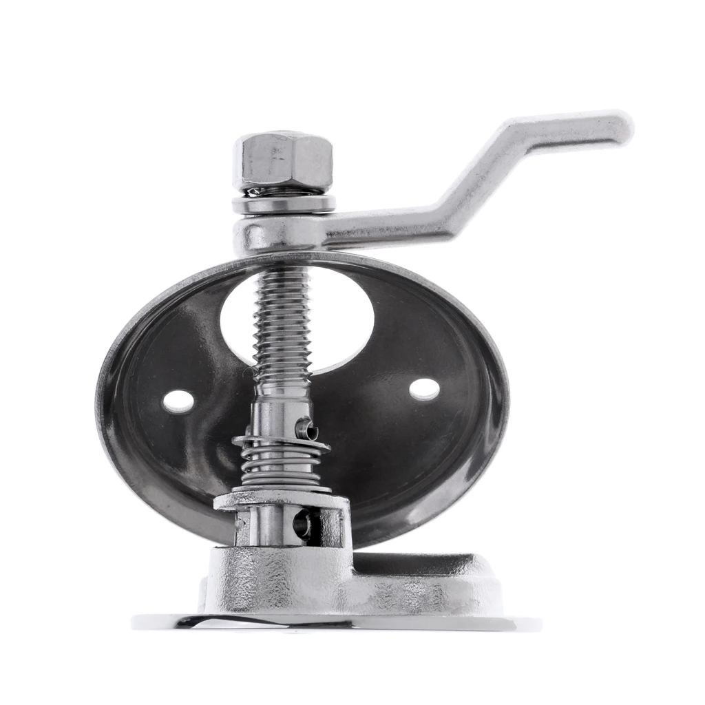 316 Stainless Steel Boat Hatch Latch Lift Handle, Marine 2 inch 50mm Flush Cam Latches with Back Plate for RV Yacht 