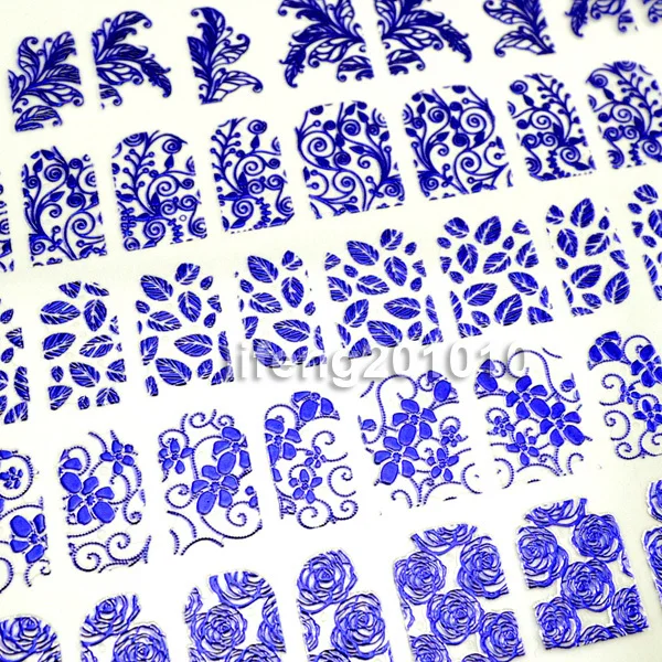 108 шт. высококачественные 3D наклейки для ногтей декоративный инструмент горячего