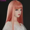 High Quality High Temperature Wire Pink Brown Red Wigs for 1/3 1/4 1/6 BJD Dolls ► Photo 2/5