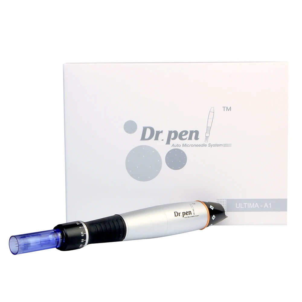 Dr. Pen Ultima A1 электрическая Дерма ручка Набор для ухода за кожей инструменты микро-ручка для мезотерапии автоматический микро игольчатый ролик с 12 иглами