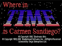 Где во времени находится Кармен санdiego 16 бит MD игровая карта для sega Mega Drive для sega Genesis