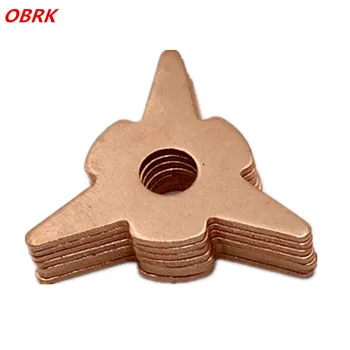 

10PCS Meson Gasket Car Shape Sheet Metal Repair Plastic Machine Accessories Star Welding Piece