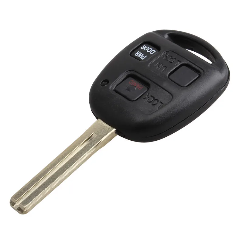 Black Remote Entry Ignition Power Key Fob For Lexus RX350 RX450h RX330 3 Buttons With Chip