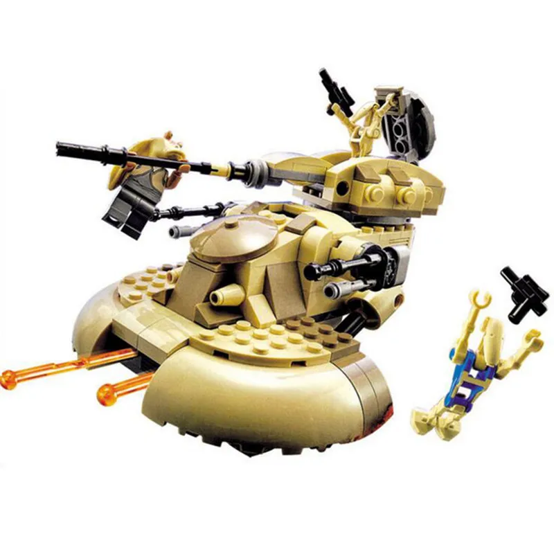 

Bela Star Wars Droides model Rogue One AAT Building Block set Jar Binks Battle Compatible with playmobil 75029 toys for children