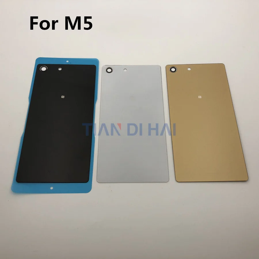 M5 корпус стеклянная задняя крышка для sony Xperia M5 Dual E5603 E5606 E5633 E5643 E5653 E5663 крышка батареи чехол корпус двери