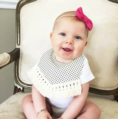 Baby Girl Kids Bibs Waterproof Saliva Towel Dribble Triangle Bib Feeding Bandana