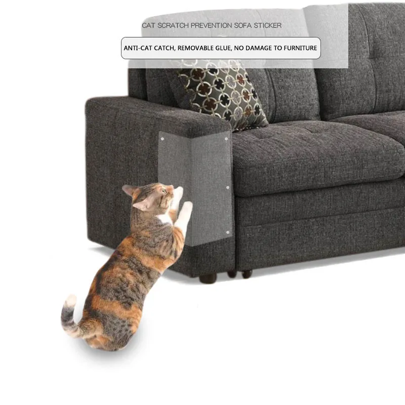 

2Pcs Cat Pet Scratcher Guards Flexible Cat Tree Cat Furniture Protector Pet Scratching Post Paw Clawing Care Pet Products