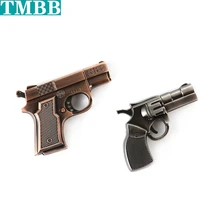 Водонепроницаемый имитация металла Серебряный медный пистолет USB флэш-накопитель пистолет-ручка привод 4 ГБ/8 ГБ/16 ГБ/32 ГБ/64 Гб/128 ГБ U диск карта памяти