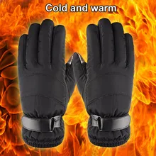 1 пара Женские Мужские перчатки ветрозащитные противоскользящие теплые для зимы Велоспорт Лыжный спорт Спорт ASD88