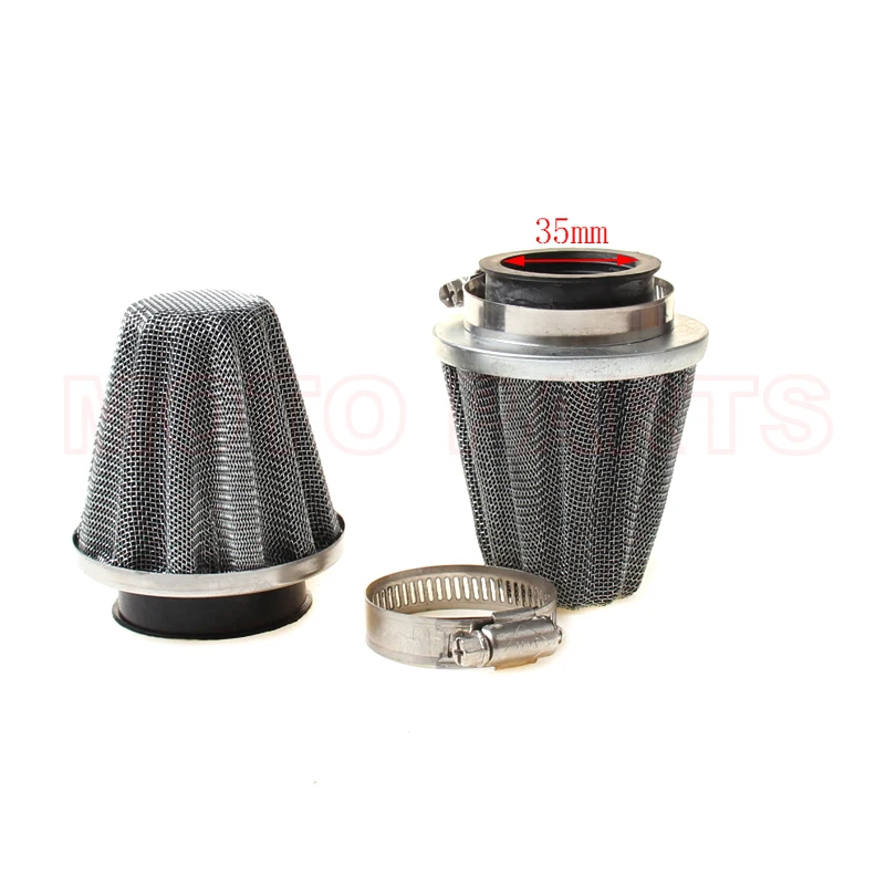 

2017 New Universal 35mm Motorcycle Mushroom Head Air Filter Clamp On Air Filter Cleaner Hot Selling
