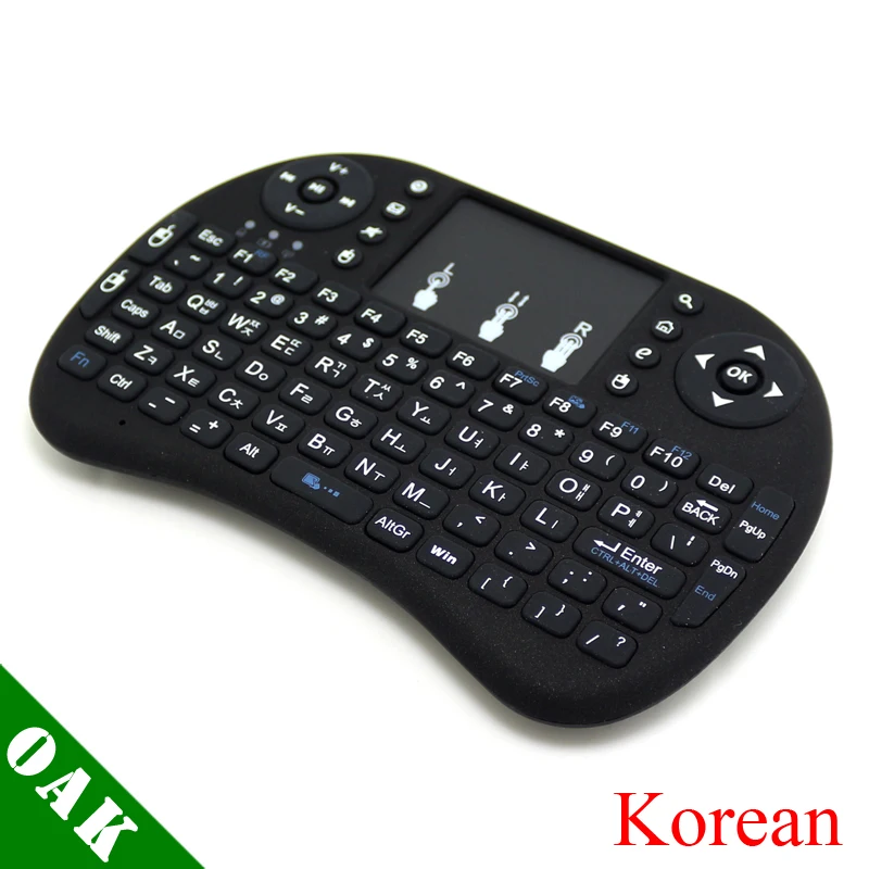 

[Free DHL] Mini 2.4G Wireless Korean Keyboard+Air Mouse+TouchPad for Android TV Box/IPTV/PC - 100pcs