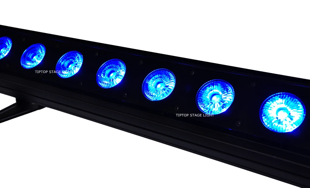 Пример цена 14X12 Вт RGBWAP 6 Цвет DMX светодиодный Light Tube DMX один Управление Studio Освещение сцены без водонепроницаемый Indoor прозрачные линзы