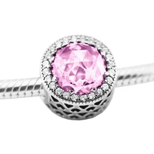 Подходит для Pandora Essence Браслеты Оценка талисманы с фианитом 925 пробы серебро бусины