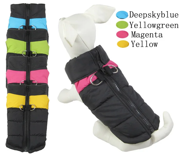 Small Pet winter clothing for dog pet dog cat snowsuit jacket dachshund dog clothes puppy cotton Padded jacket coat Jumpsuit