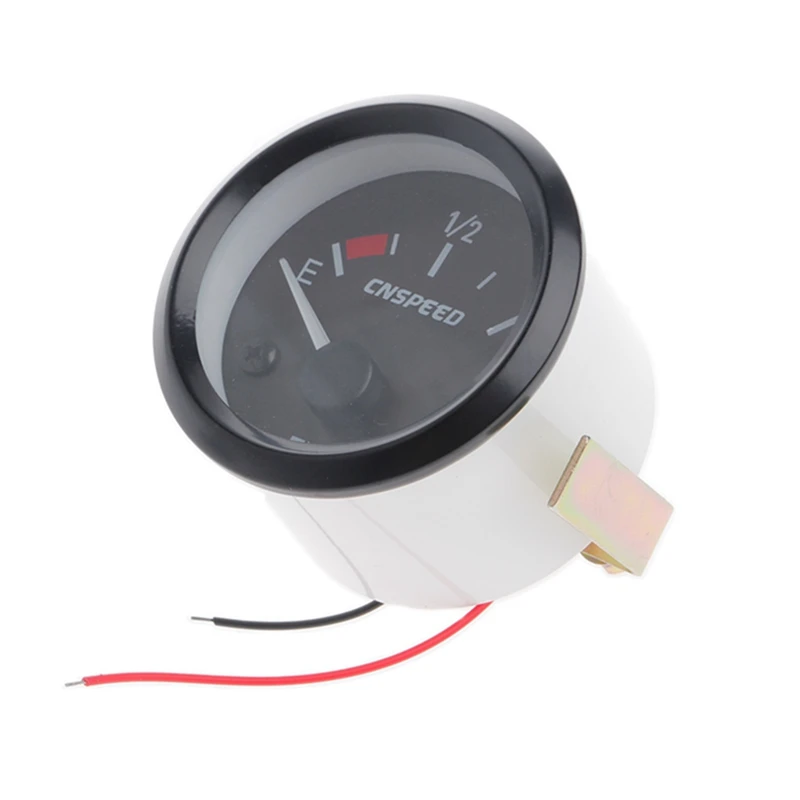 

52mm Meter w/ Fuel Sensor E-1/2-F Pointer 12V Universal Car Fuel Level Gauge New Aug10 Drop Ship