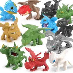 Как приручить дракона Фигурки игрушки ночная ярость световая ярость Беззубик Дракон Aciton фигурка модель игрушки Дети подарок