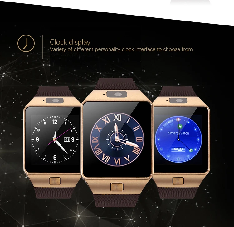 2018 Смарт часы DZ09 Smartwatch шагомер для Bluetooth подключения Android IOS Телефон мужские и
