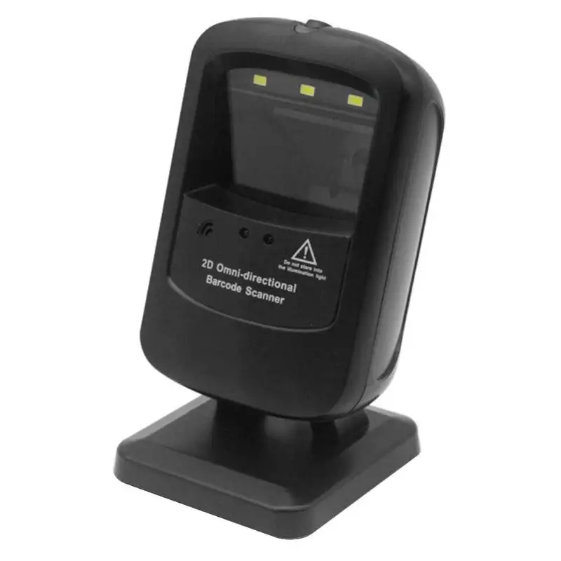 

Office Desktop USB Wired Laser Led Light Barcode Scanner 2D QR Code Scanner Reader Platform Auto Scanner for Supermarket