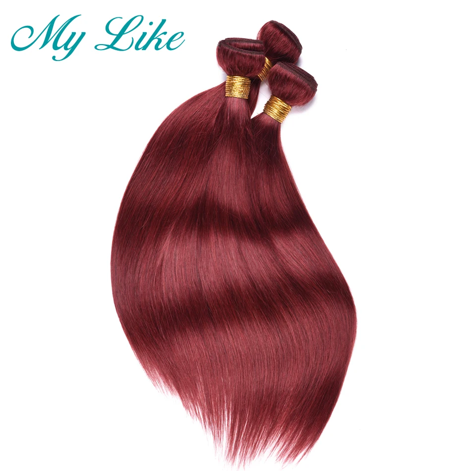 My Like Pre-colored Mink Brazilian Hair Weave Bundles #33 Red Non-remy Straight Weave Human Hair Extensions 4 Bundles Deals My Like Pre-colored Mink Brazilian Hair Weave Bundles #33 Red Non-remy Straight Weave Human Hair Extensions 4 Bundles Deals