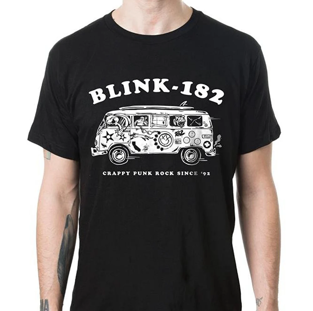 

Men'S T Shirts Summer Style Fashion Swag Men T Shirts Blink 182 Men'S Van T Shirt Black