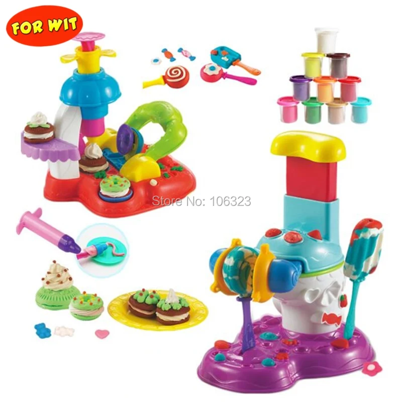 

New Perfect Butter Cookies/Lovely Pop Ice Cream Maker Choi Clay, Pretend Play Dough, Modeling Play Set Preschool Toys, Non-toxic