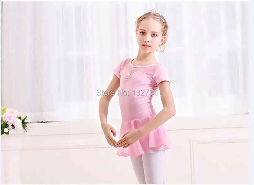 Детская одежда Детский Костюм Производительность одежда из хлопка для девочек балетки для латинских танцев платье-пачка
