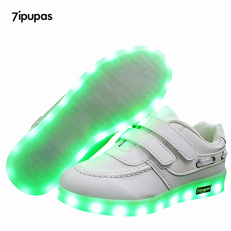 

Eur 25-34 Fashion Good Quality Children LED Shoes With 11 Colors Light Up Sole Glowing Sneakers For Girls Boys Kids Student shoe