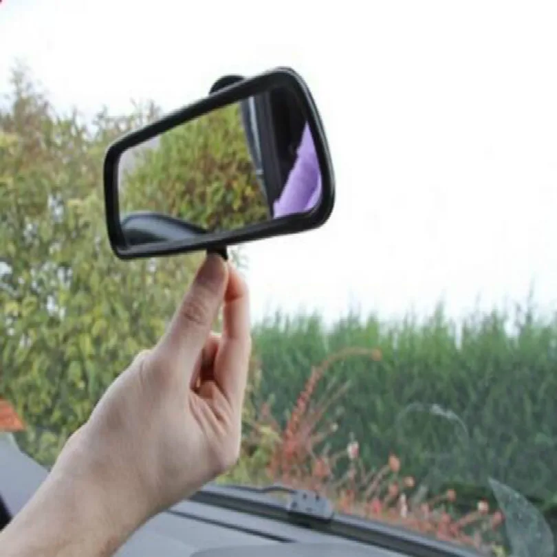 Универсальное прозрачное зеркало для детского автомобиля зеркало заднего вида с присоской для всех автомобилей