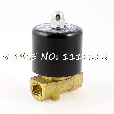 

Air Gas Electromagnetic Solenoid Valve 2 Port 2 Way 15mm Threaded DC 12V