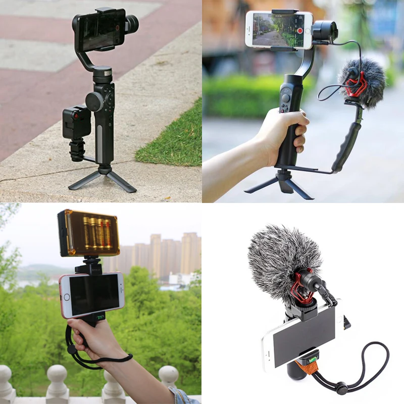 Микрофон DSLR видеомикрофон для Youtube запись влогов микрофон iPhone HuaWei DJI Osmo Mobile 4 3 2 ZHIYUN