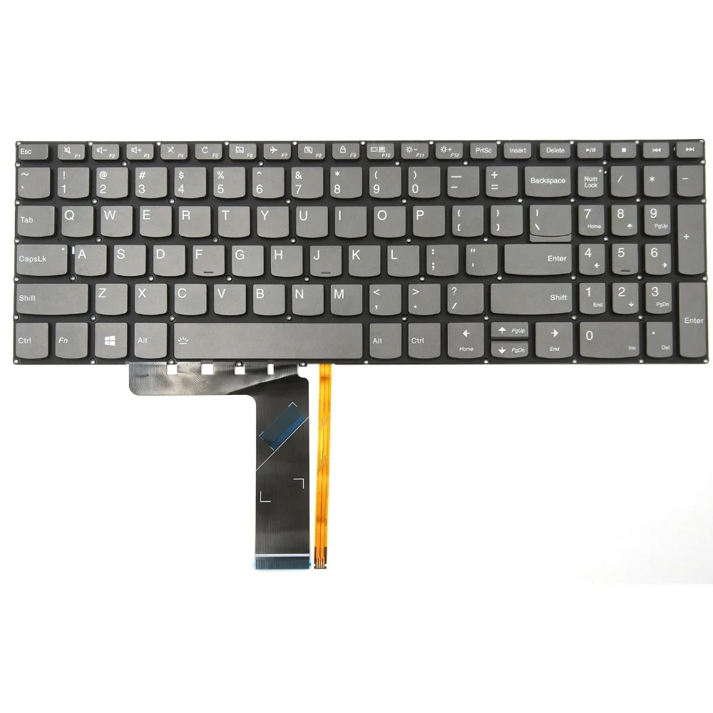 New US Black English Laptop Keyboard Without palmrest Replacement for Lenovo Ideapad 330S-15ARR 330S-15AST 330S-15IKB