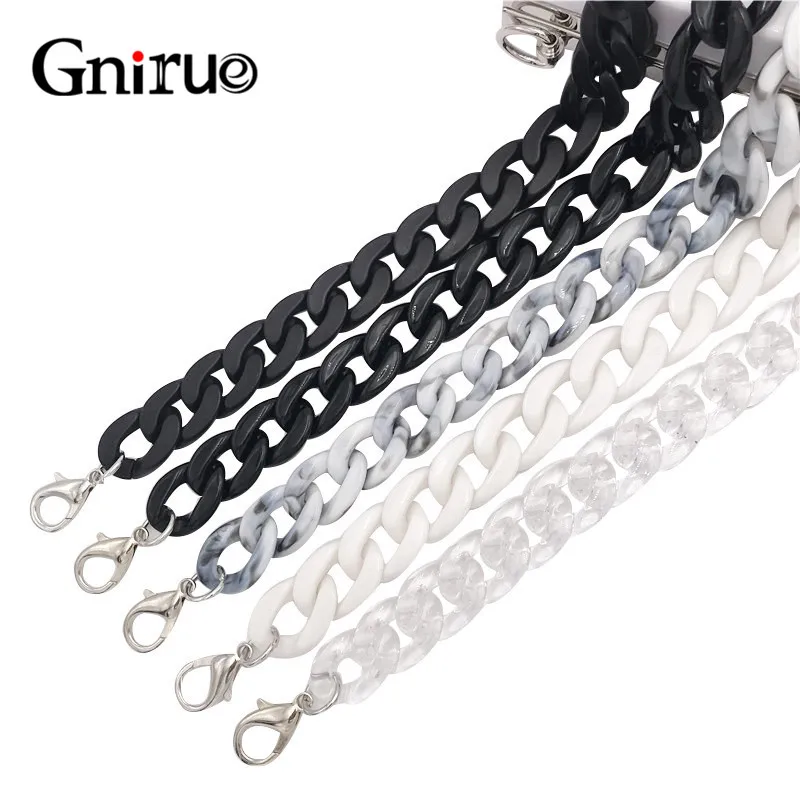 1 PC 60cm/120cm Detachable Handle Replacement Bags Strap Acrylic Shoulder Strap DIY Resin Handbag Strap Women Bag Accessories