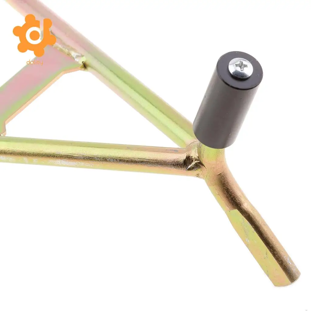 Motorcycle Triangle Kickstand Side Stand Gold For Dirt Bike MX Motocross MC