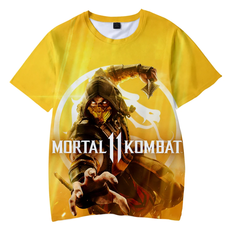 Children's t-shirt Mortal Kombat 11 t shirt 3d Games Print Tee Shirt wear Fashion Cool and comfortable tshirt for the kids