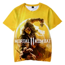 Children's t-shirt Mortal Kombat 11 t shirt 3d Games Print Tee Shirt wear Fashion Cool and comfortable tshirt for the kids