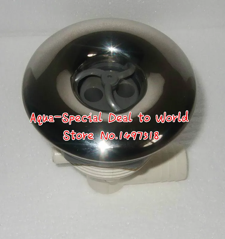 3" Inch with double hole hot tub spa jets stainless steel jet coverin