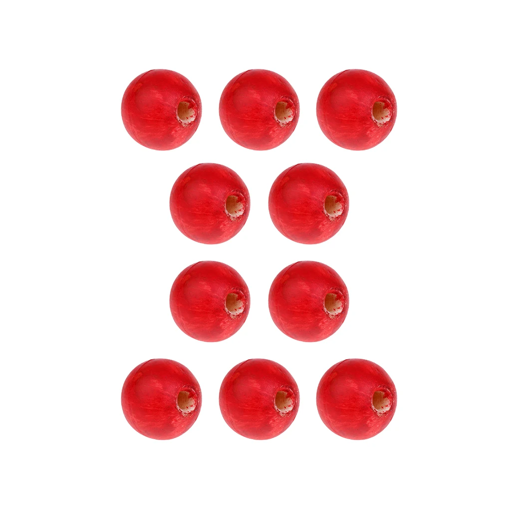 10Pcs Round Fishing Anchor Floats Buoys Safety Swimming Pool Lane Divider Rope Water Float Ball Red 10x10 cm