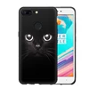 JURCHEN housses pour One plus 5 T couverture pour Oneplus 5 T étui mat dessin animé noir impression Silicone sacs arrière pour Coque Oneplus 5 T étui ► Photo 3/6