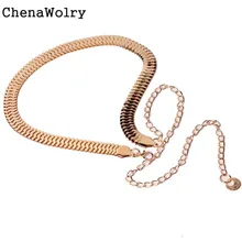 ChenaWolry 1PC Women’s Fashion Luxury Elegant Women’s Lady Fashion Metal Chain Pearl Style Belt Body Chain Oct 12